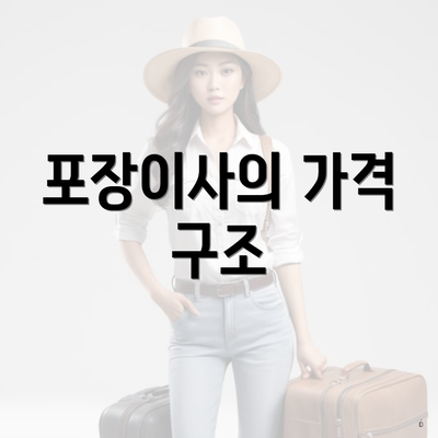 포장이사의 가격 구조
