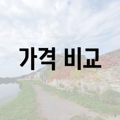가격 비교