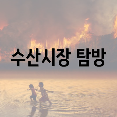 수산시장 탐방