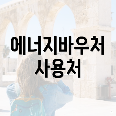에너지바우처 사용처