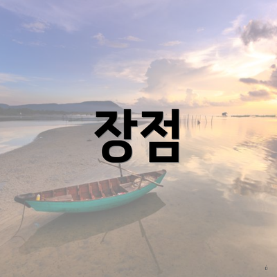 장점