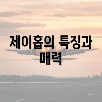 제이홉의 특징과 매력