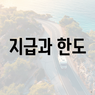지급과 한도