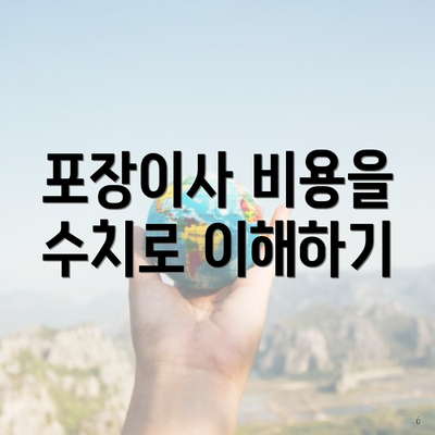 포장이사 비용을 수치로 이해하기