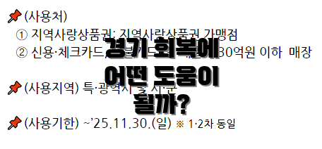 경기 회복에 어떤 도움이 될까?