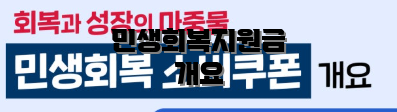 민생회복지원금 개요